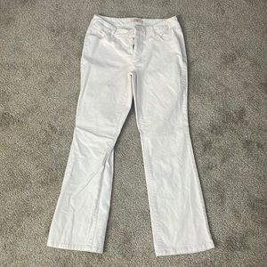 white St. john’s bay pants boot cut